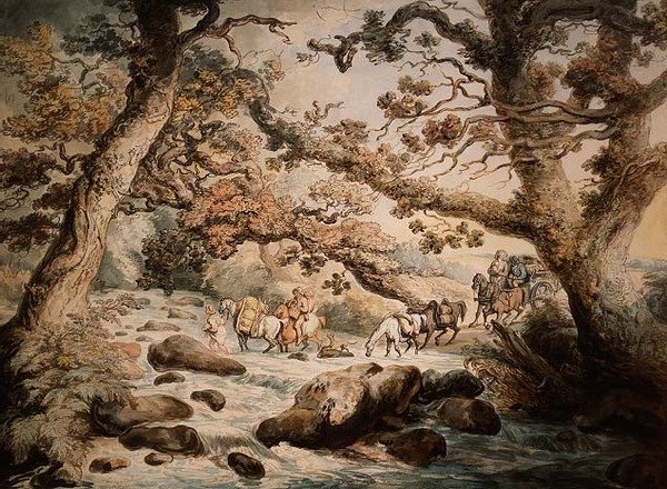 Virran kääntäminen tekijältä Thomas Rowlandson