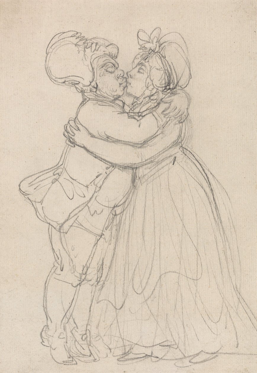 Anteeksiantavat rakastavaiset tekijältä Thomas Rowlandson
