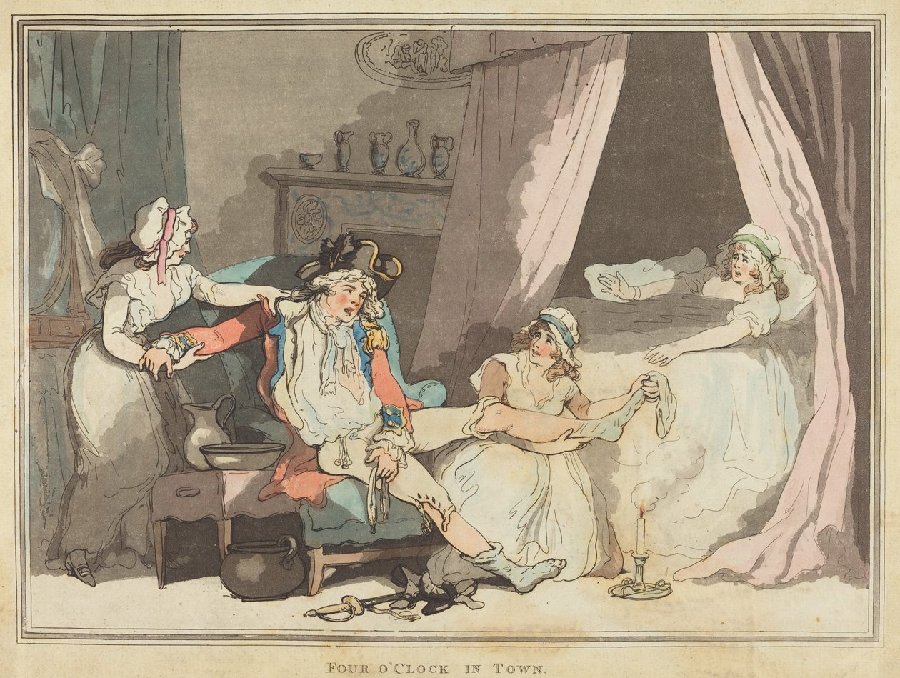 Kello neljä kaupungissa tekijältä Thomas Rowlandson