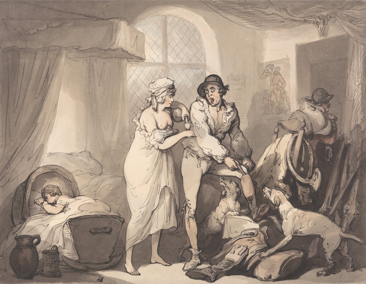 Kello neljä maaseudulla tekijältä Thomas Rowlandson