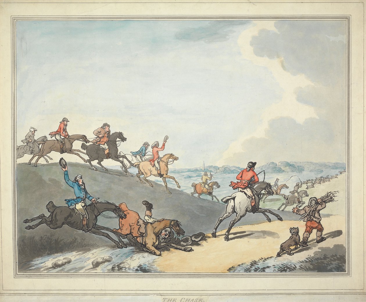 Kettujen metsästys [kuuden osan sarja]:   2. Takaa-ajo tekijältä Thomas Rowlandson