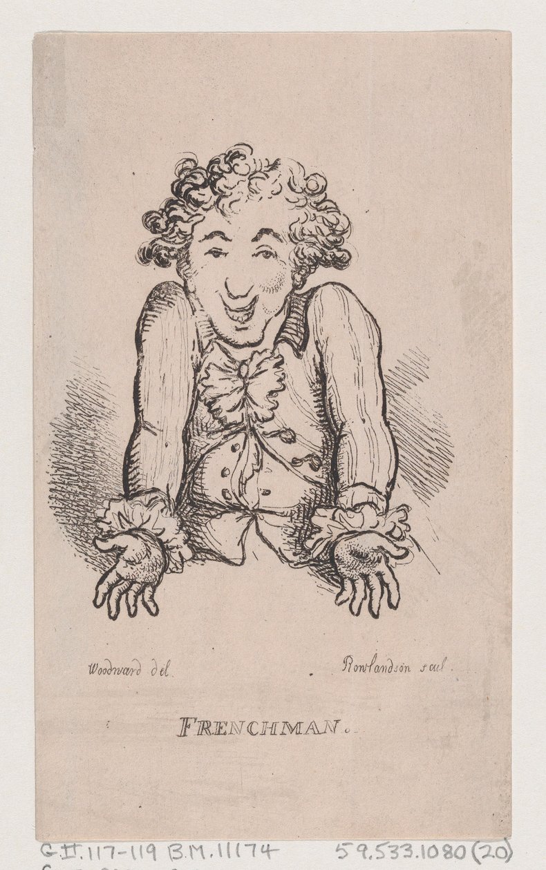 Ranskalainen, huhtikuu 1808, huhtikuu 1808. tekijältä Thomas Rowlandson