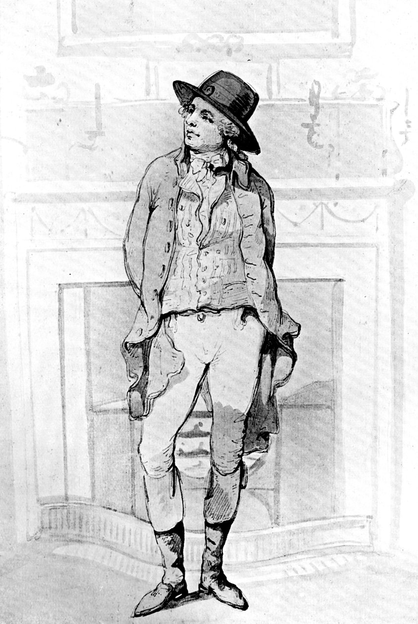 George Morland, 1786. tekijältä Thomas Rowlandson