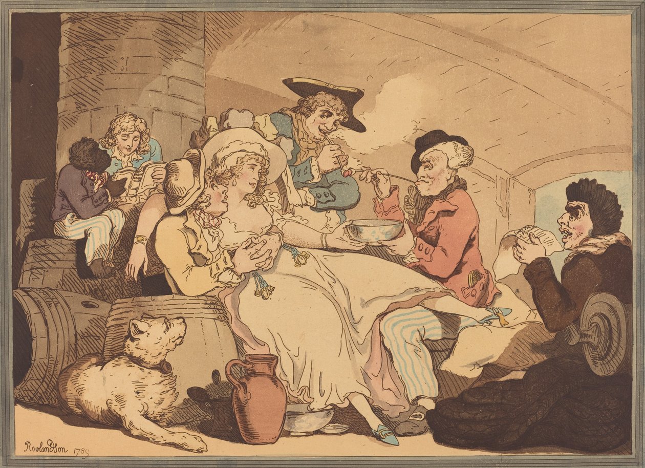 Grog kyytiin tekijältä Thomas Rowlandson