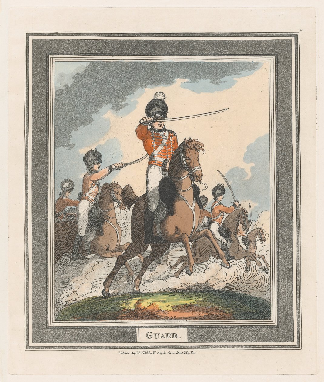 Vartija, 1. syyskuuta 1798, 1. syyskuuta 1798. tekijältä Thomas Rowlandson