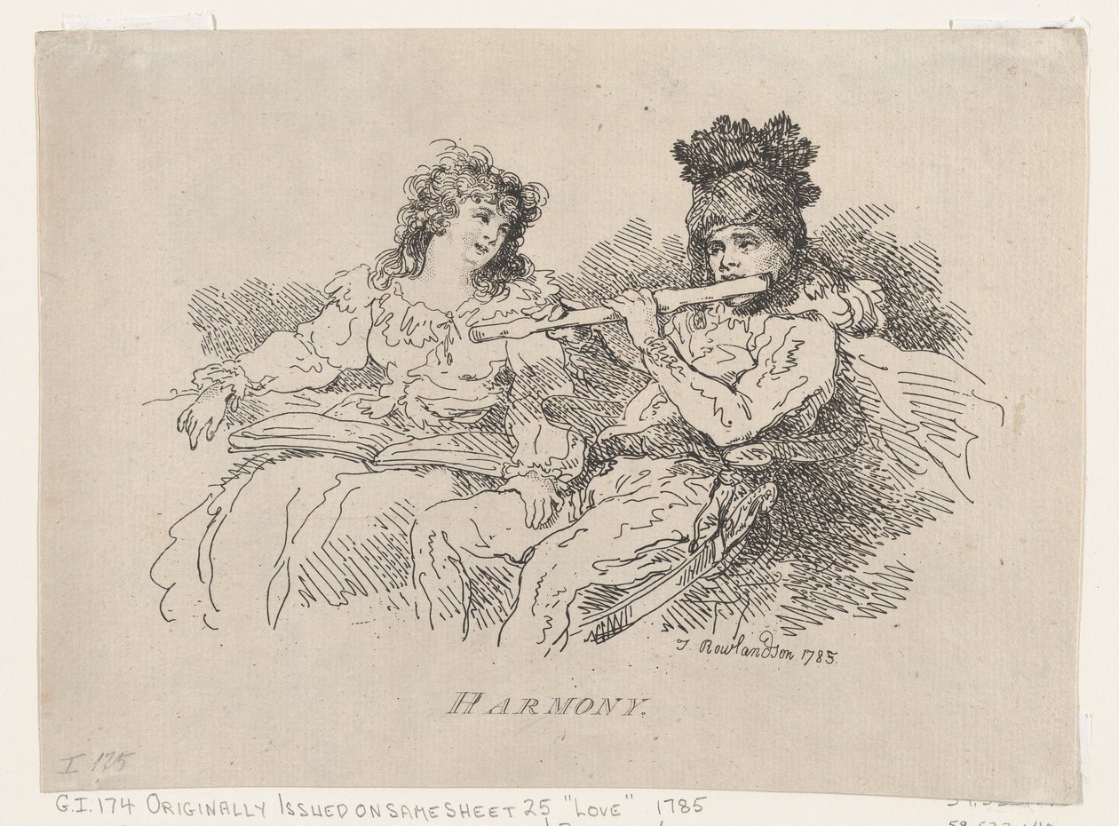 Harmony, 12. elokuuta 1785, 12. elokuuta 1785. tekijältä Thomas Rowlandson