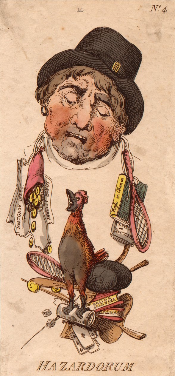 Otsikot: Hazardorum tekijältä Thomas Rowlandson
