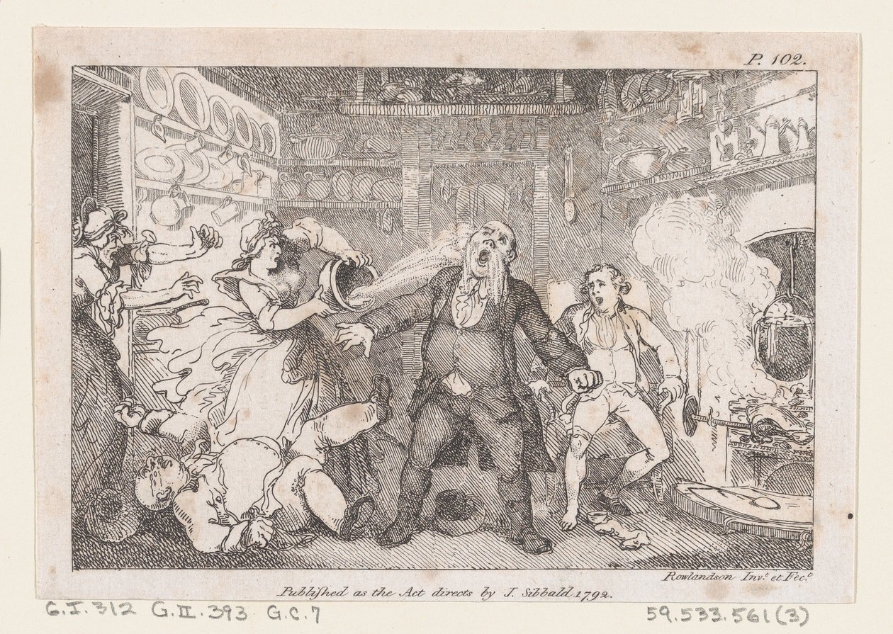 Minotauromachie, 1935 tekijältä Thomas Rowlandson