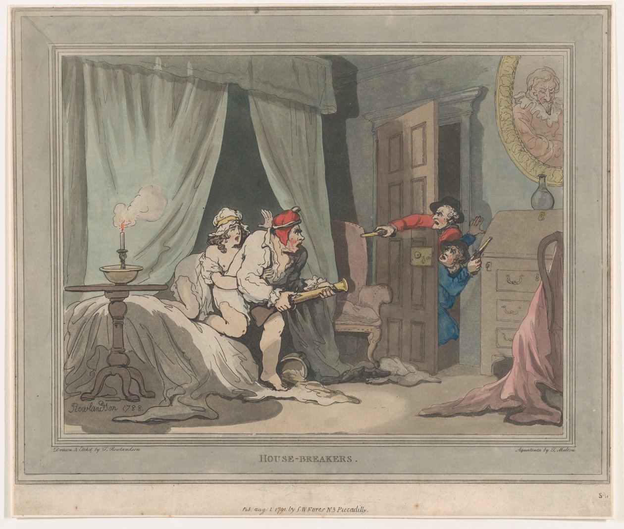 House-Breakers, 1. elokuuta 1791, 1. elokuuta 1791 tekijältä Thomas Rowlandson