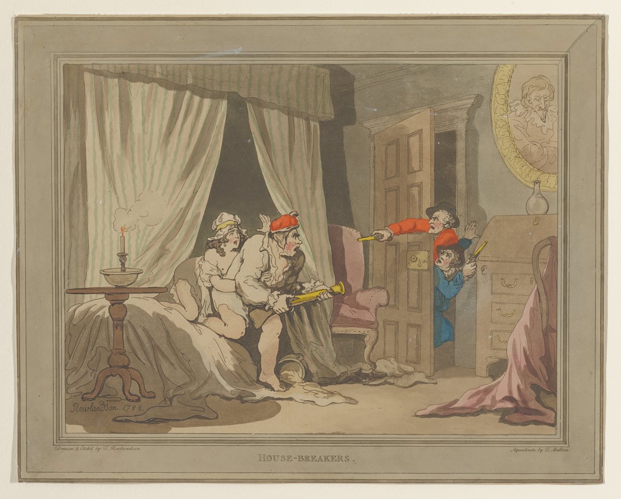 Talonmurtajat tekijältä Thomas Rowlandson