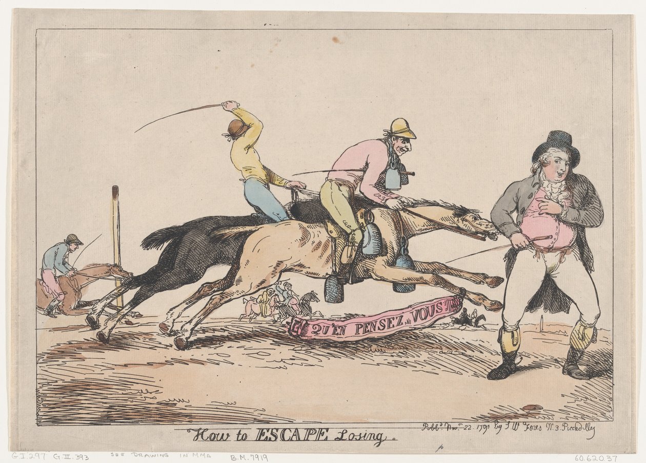 Kuinka paeta häviämistä, 22. marraskuuta 1791, 22. marraskuuta 1791. tekijältä Thomas Rowlandson