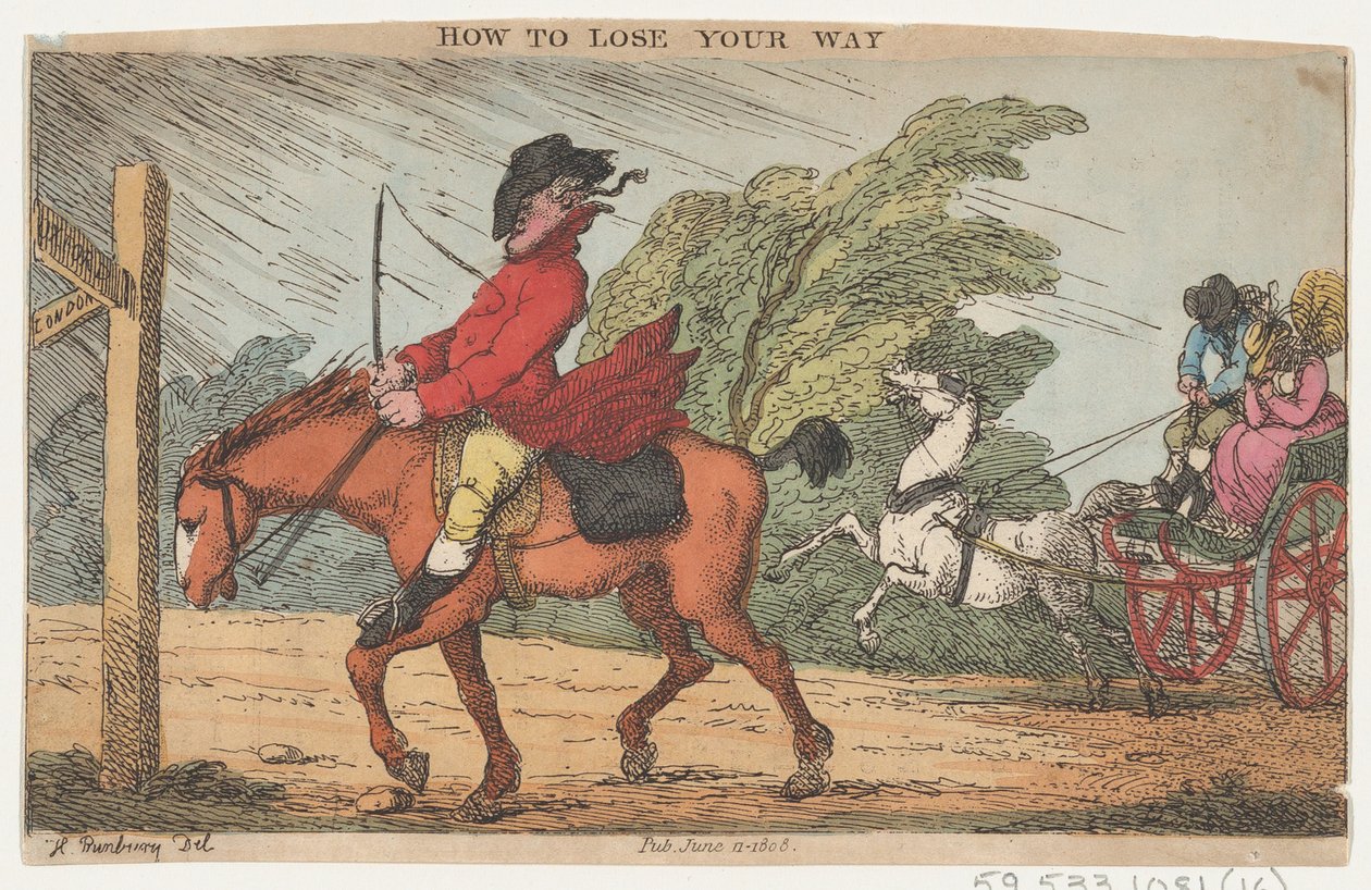 Kuinka hukata tiesi, 11. kesäkuuta 1808., 11. kesäkuuta 1808. tekijältä Thomas Rowlandson
