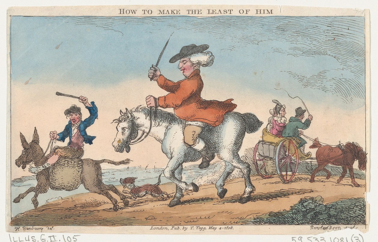 Kuinka tehdä hänestä pienin, 4. toukokuuta 1808., 4. toukokuuta 1808. tekijältä Thomas Rowlandson