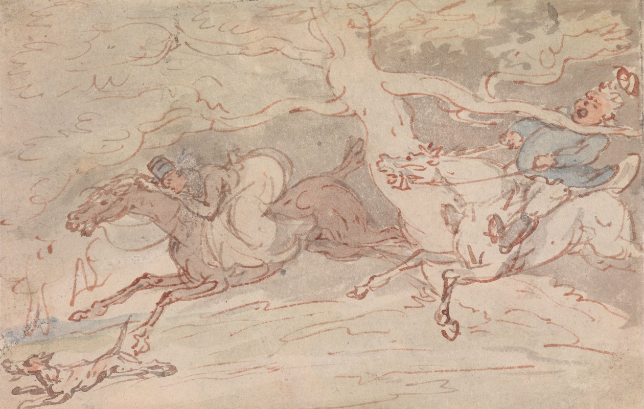 ”Kuinka vääntää kaulaasi” tekijältä Thomas Rowlandson