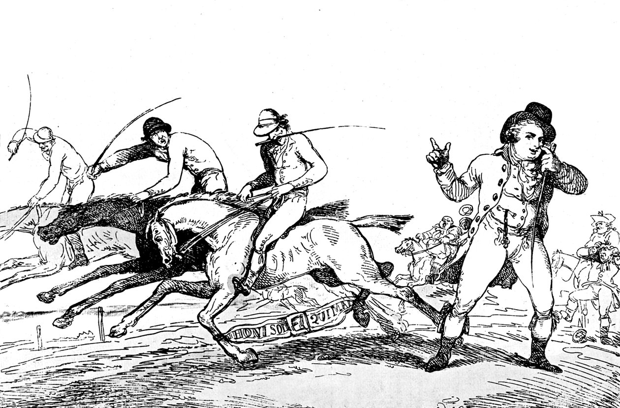 Kuinka paeta voittoa, 1791 tekijältä Thomas Rowlandson