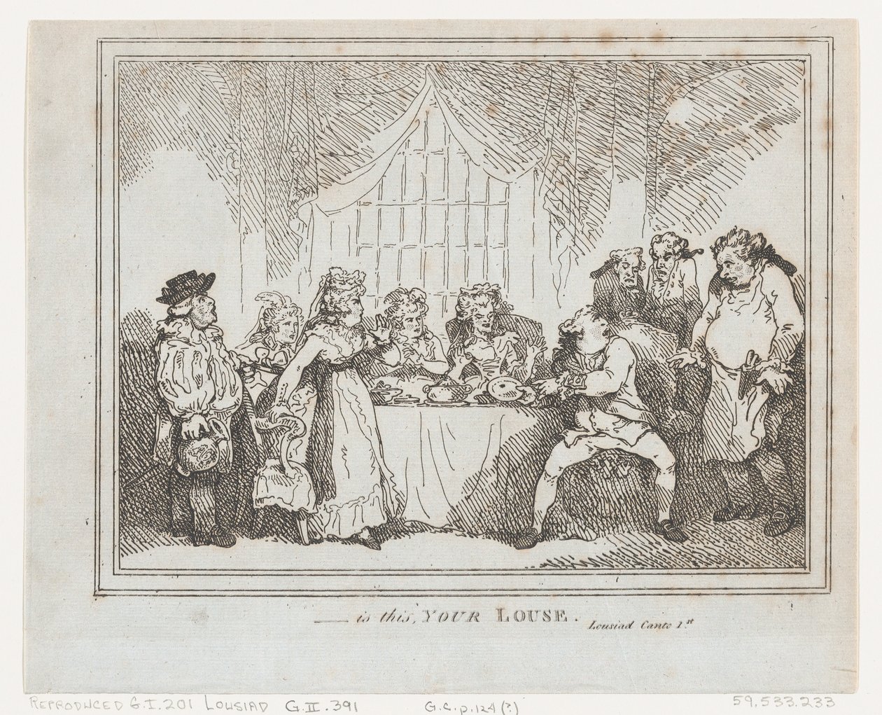 Onko tämä sinun täisi, 1787, 1787. tekijältä Thomas Rowlandson