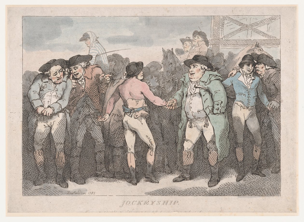 Jockeyship, 31. marraskuuta 1785, 31. marraskuuta 1785. tekijältä Thomas Rowlandson