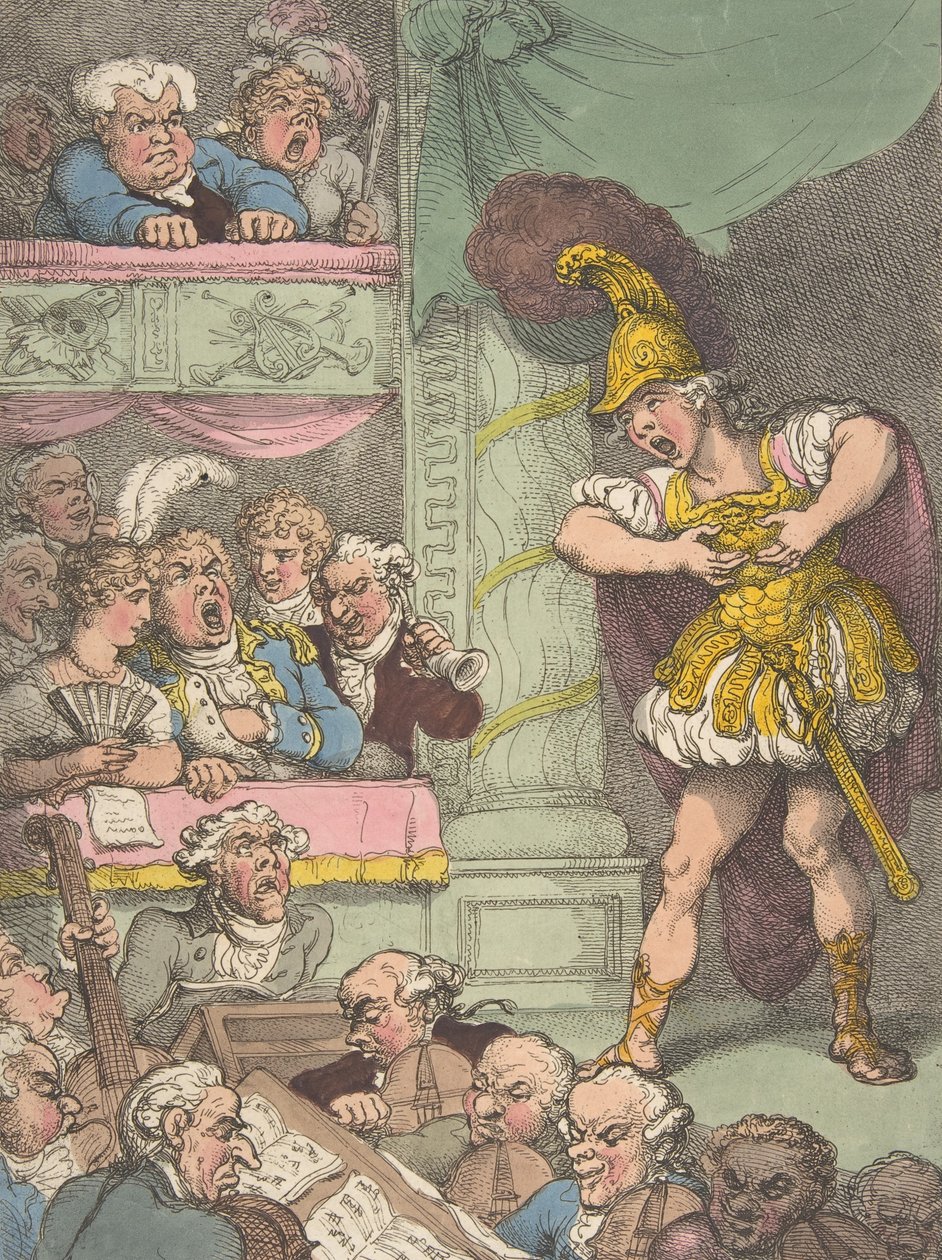 John Bull Italian oopperassa 2. lokakuuta 1811, 2. lokakuuta 1811. tekijältä Thomas Rowlandson