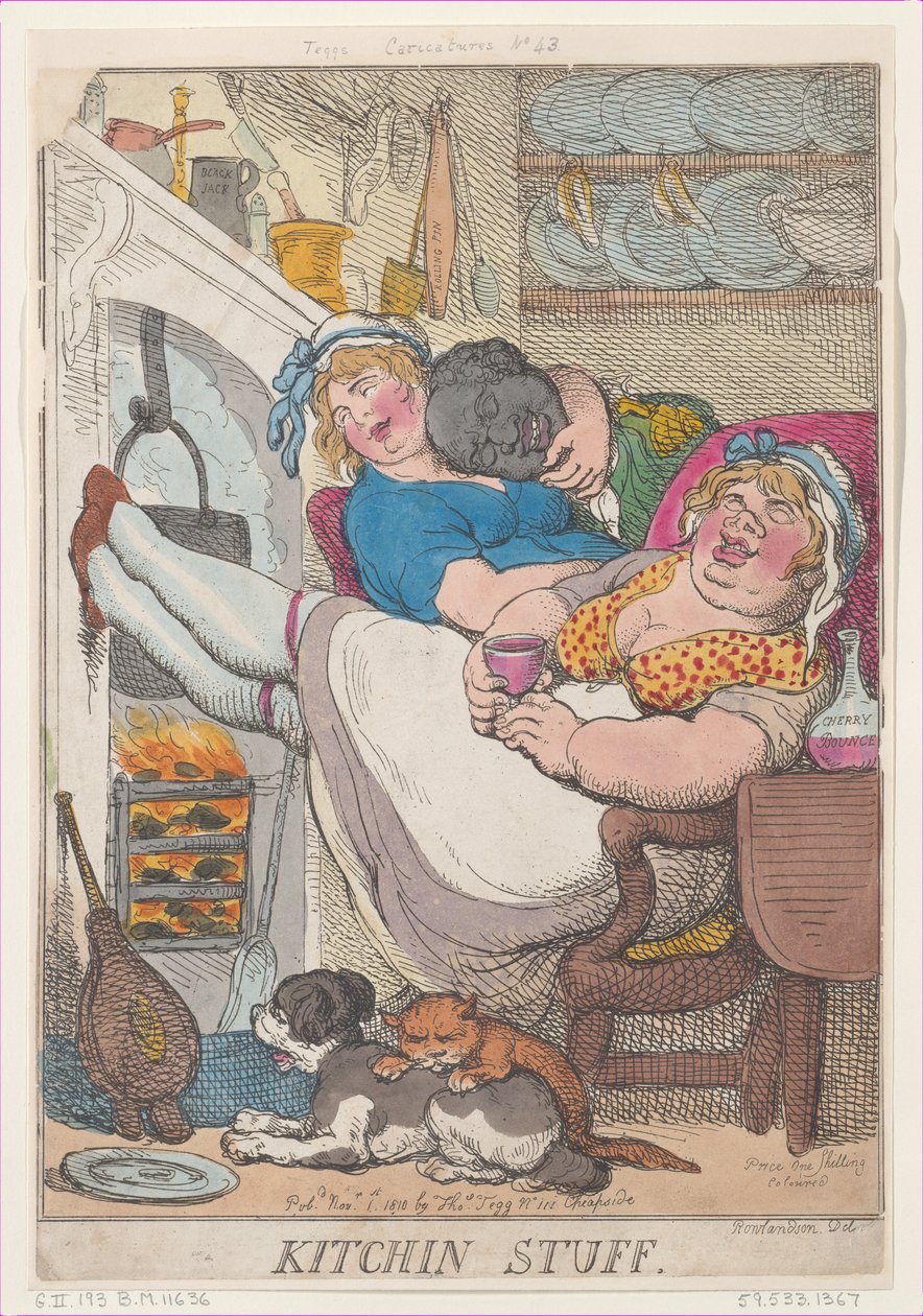 Kitchin Stuff, 1. marraskuuta 1810, 1. marraskuuta 1810. tekijältä Thomas Rowlandson