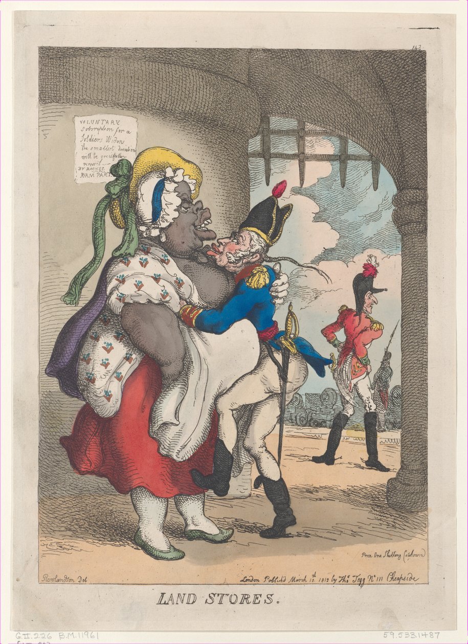 Maakaupat, 10. maaliskuuta 1812, 10. maaliskuuta 1812. tekijältä Thomas Rowlandson