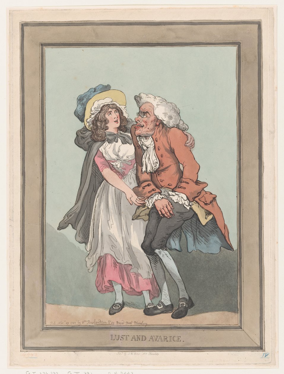 Himo ja ahneus, 29. marraskuuta 1788, 29. marraskuuta 1788. tekijältä Thomas Rowlandson