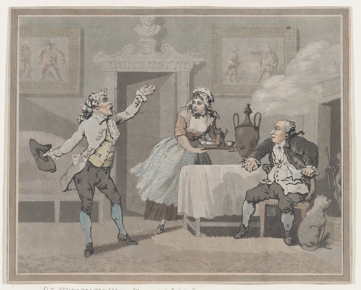 Manager & Spouter, 1. heinäkuuta 1802, 1. heinäkuuta 1802. tekijältä Thomas Rowlandson