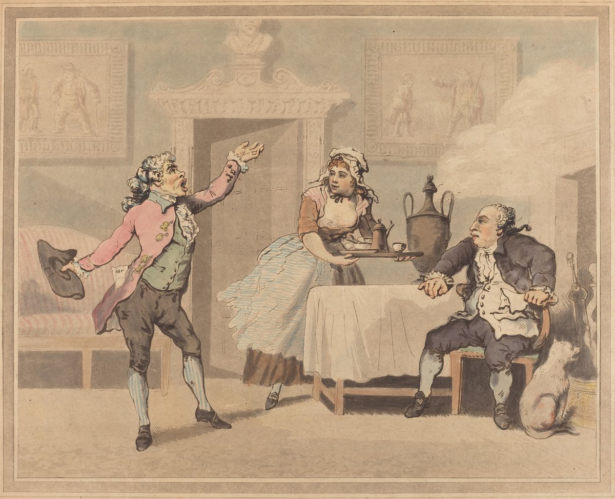 Manager ja Spouter tekijältä Thomas Rowlandson