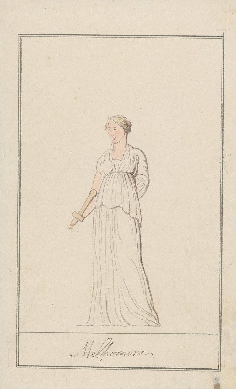 Melpomene tekijältä Thomas Rowlandson