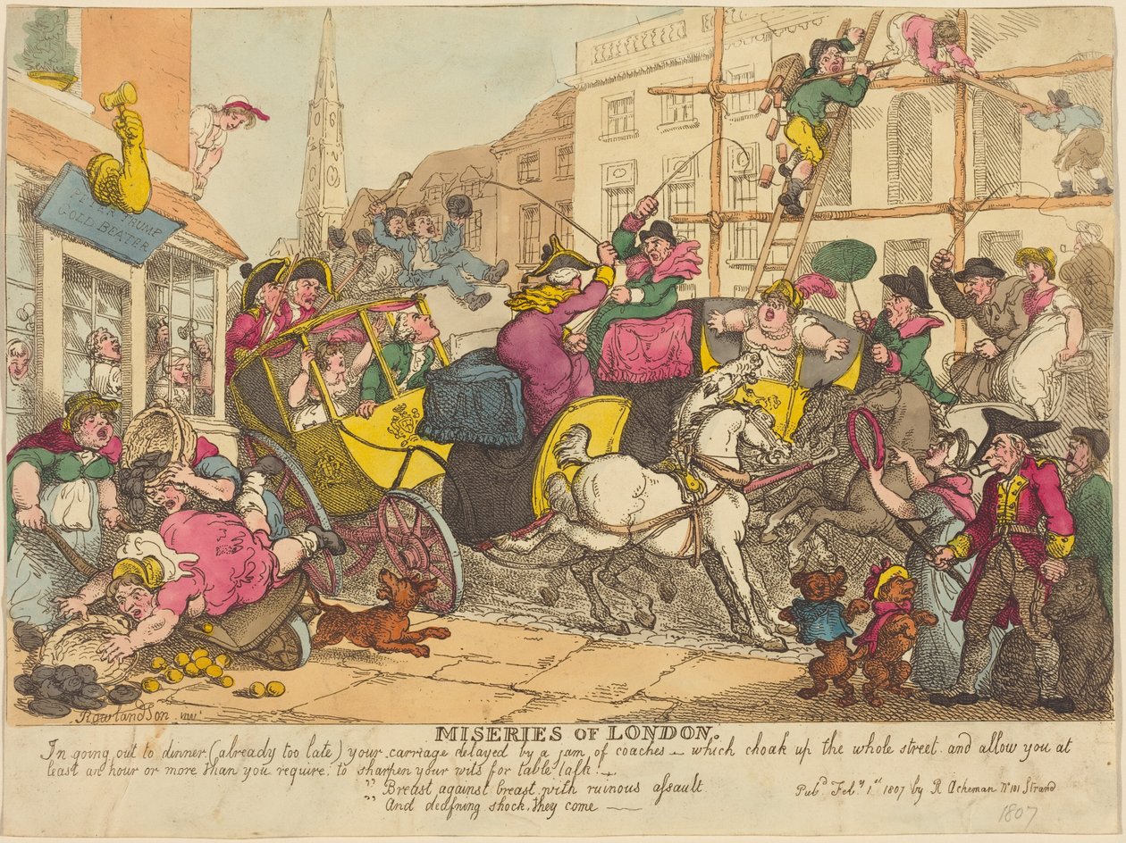 Lontoon kurjuudet tekijältä Thomas Rowlandson