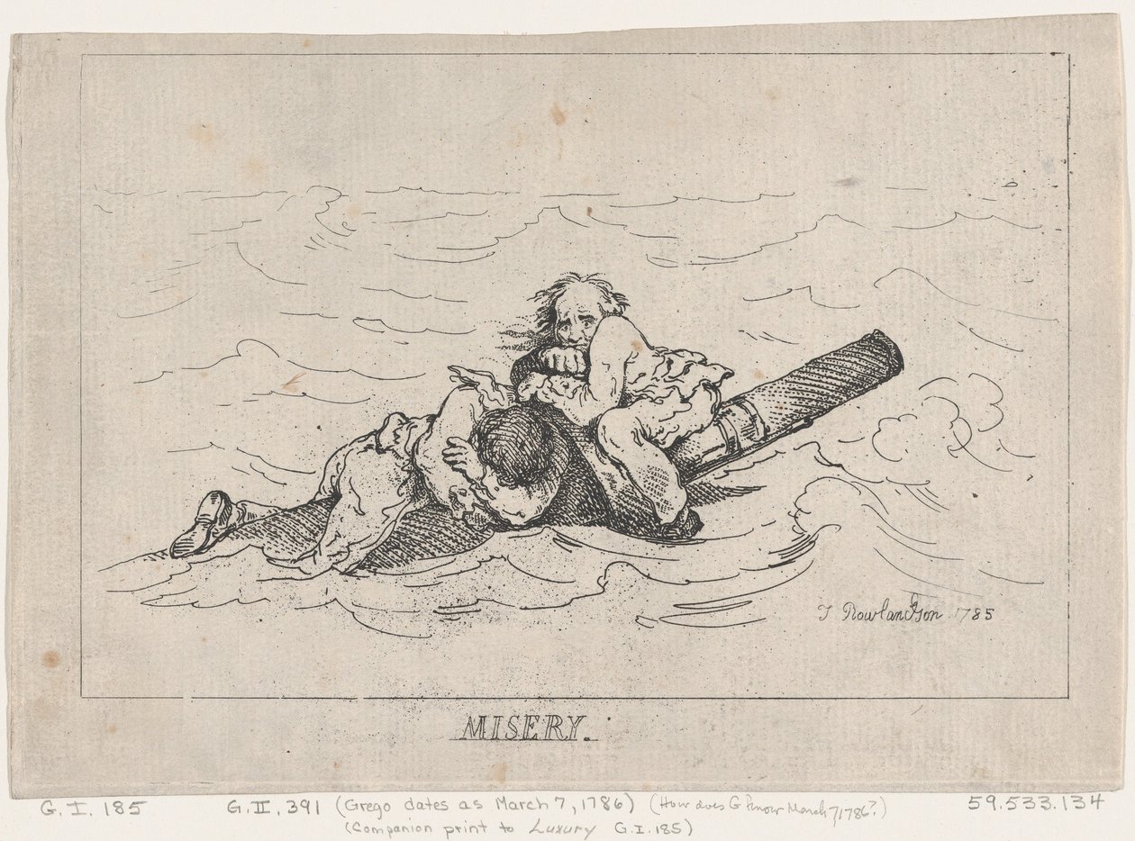 Kurjuus, 1785, 1785. tekijältä Thomas Rowlandson