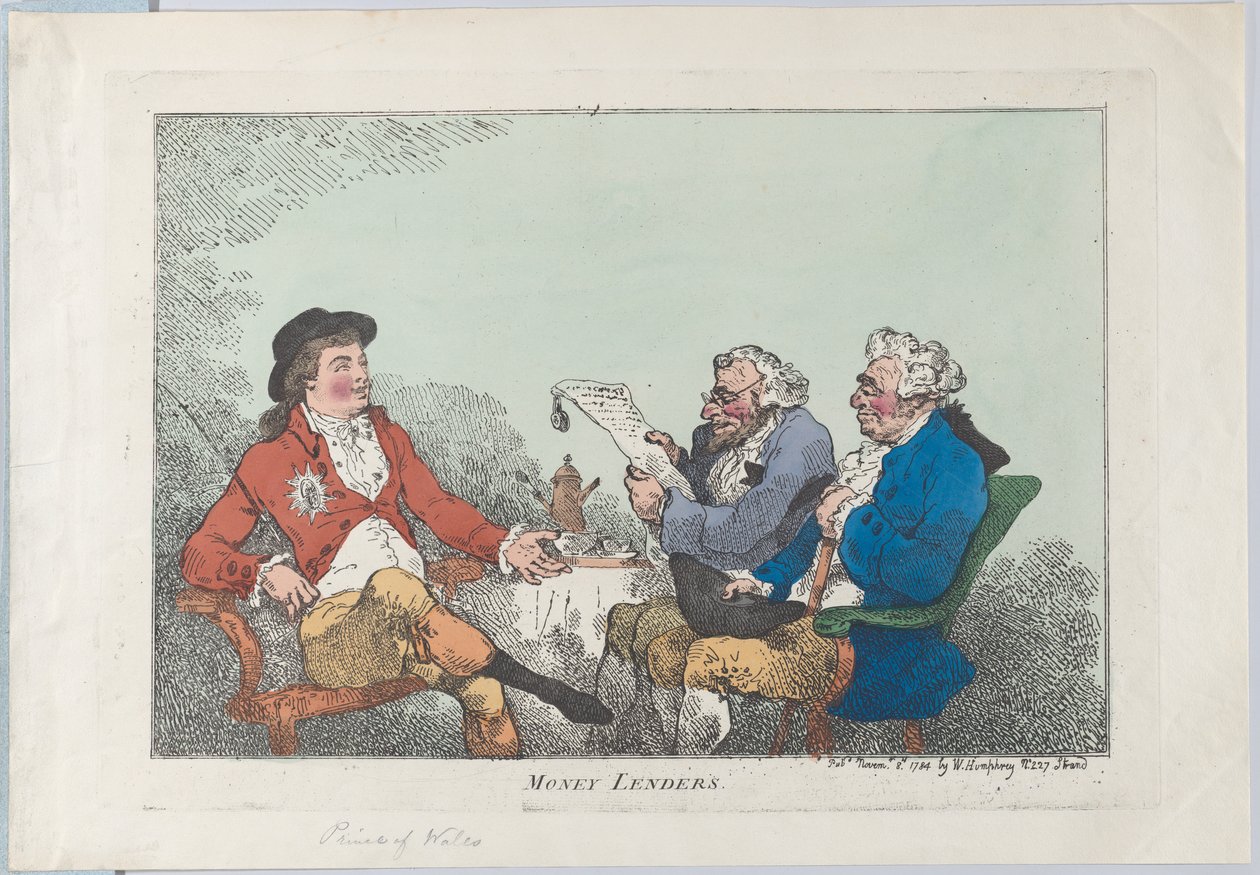 Rahalainaajat, 8. marraskuuta 1784, 8. marraskuuta 1784. tekijältä Thomas Rowlandson
