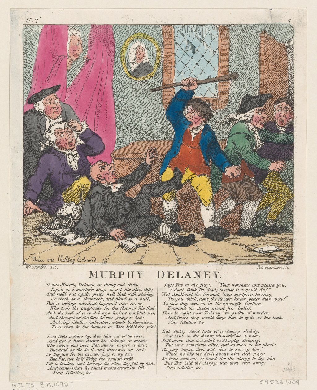 Murphy Delaney, 15 de juny de 1807, 15 de juny de 1807. finlandès tekijältä Thomas Rowlandson
