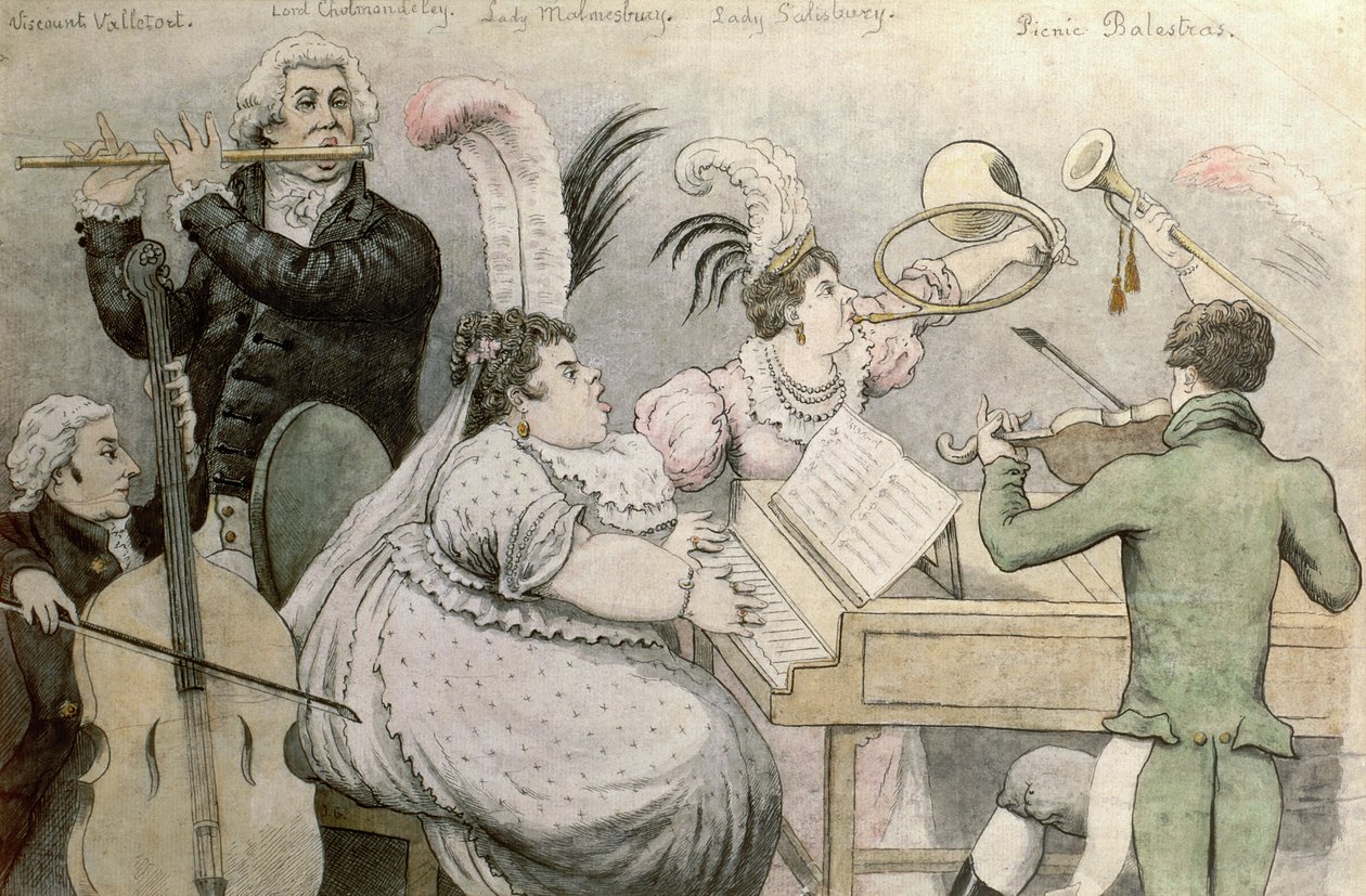 Musiikkijuhla tekijältä Thomas Rowlandson
