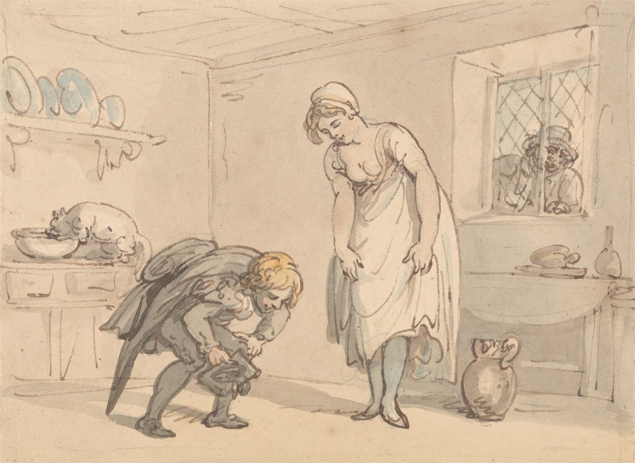 Uudet kengät tekijältä Thomas Rowlandson