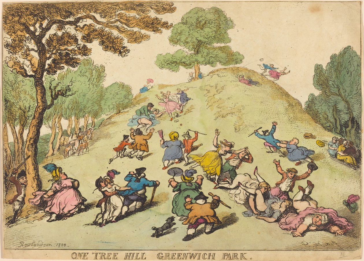 One Tree Hill, Greenwich Park tekijältä Thomas Rowlandson