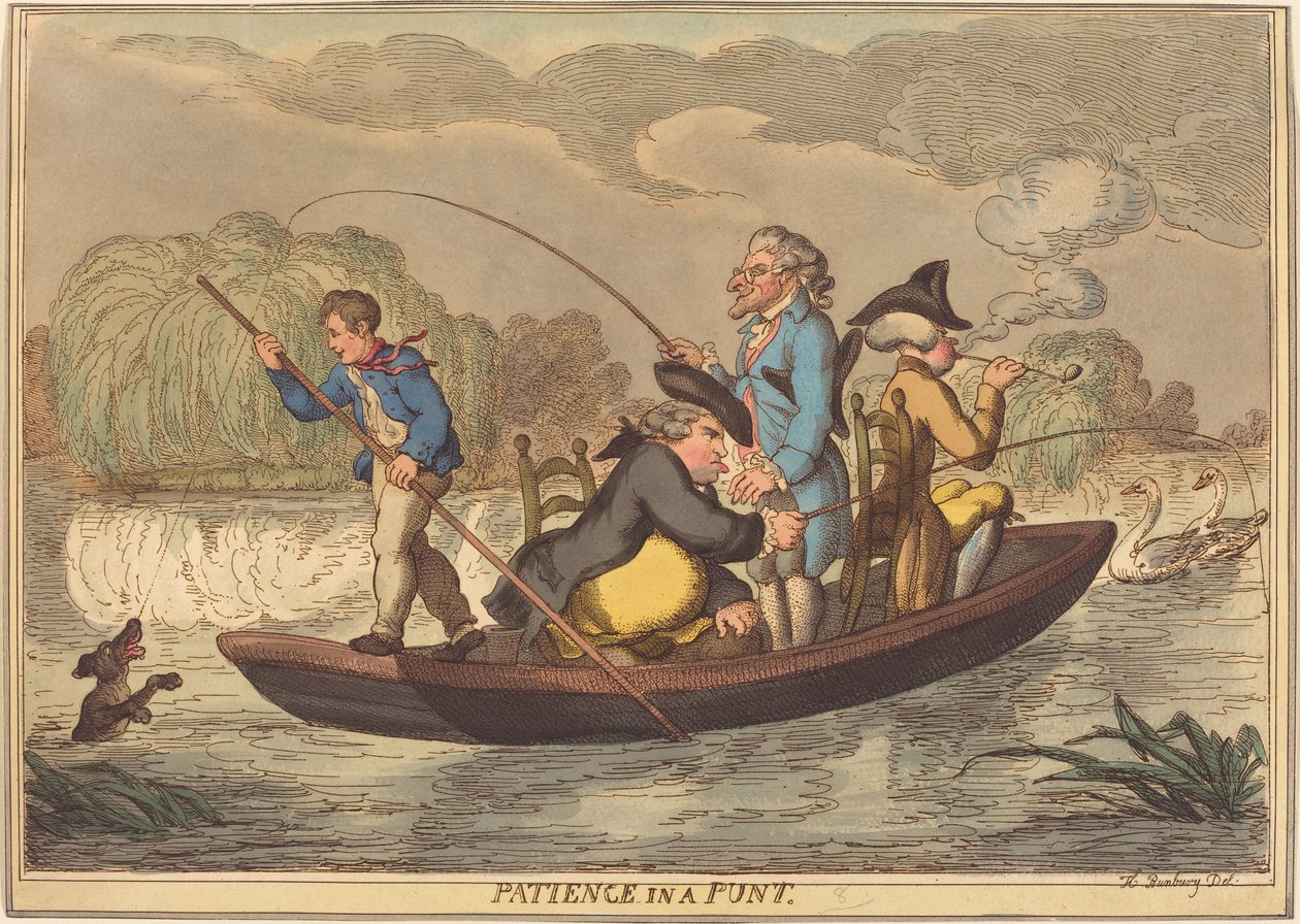 Kärsivällisyys pisteessä tekijältä Thomas Rowlandson