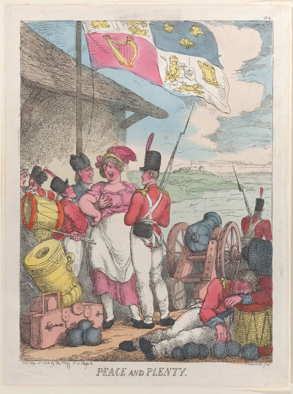 Rauhaa ja runsautta, 8. maaliskuuta 1814, 8. maaliskuuta 1814. tekijältä Thomas Rowlandson