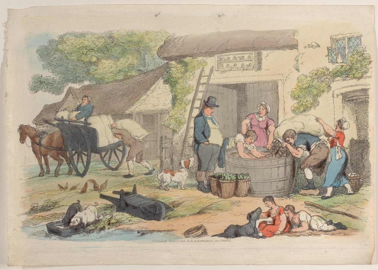 Levy 16, julkaisusta World in Miniature, 1816, 1816. tekijältä Thomas Rowlandson