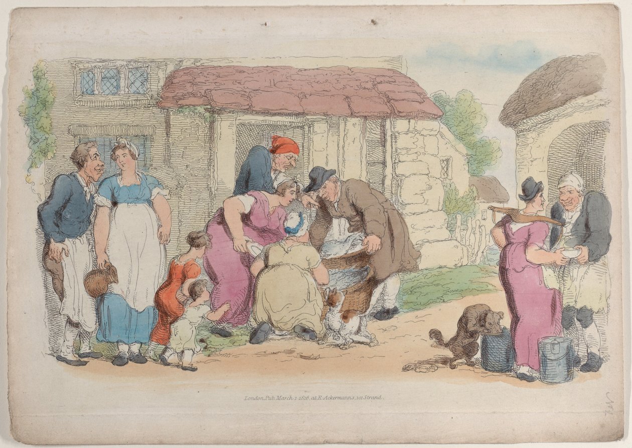 Làmina 2, de World in Miniature, 1816., 1816. finlandès tekijältä Thomas Rowlandson