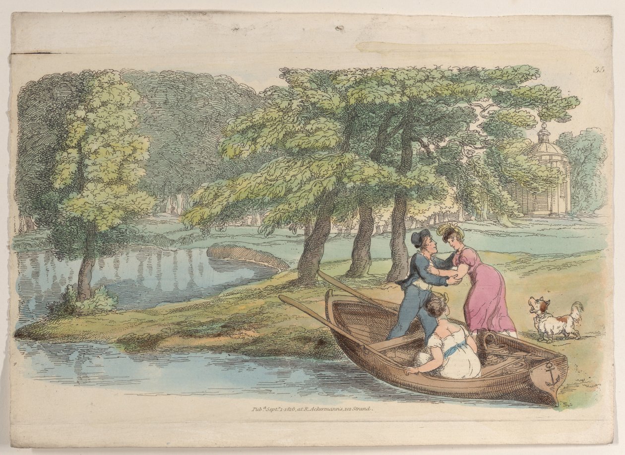Levy 35, julkaisusta World in Miniature, 1816., 1816. tekijältä Thomas Rowlandson