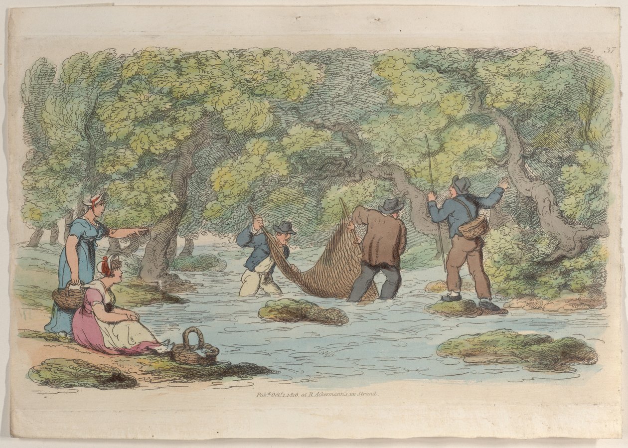 Levy 37, julkaisusta World in Miniature, 1816., 1816. tekijältä Thomas Rowlandson