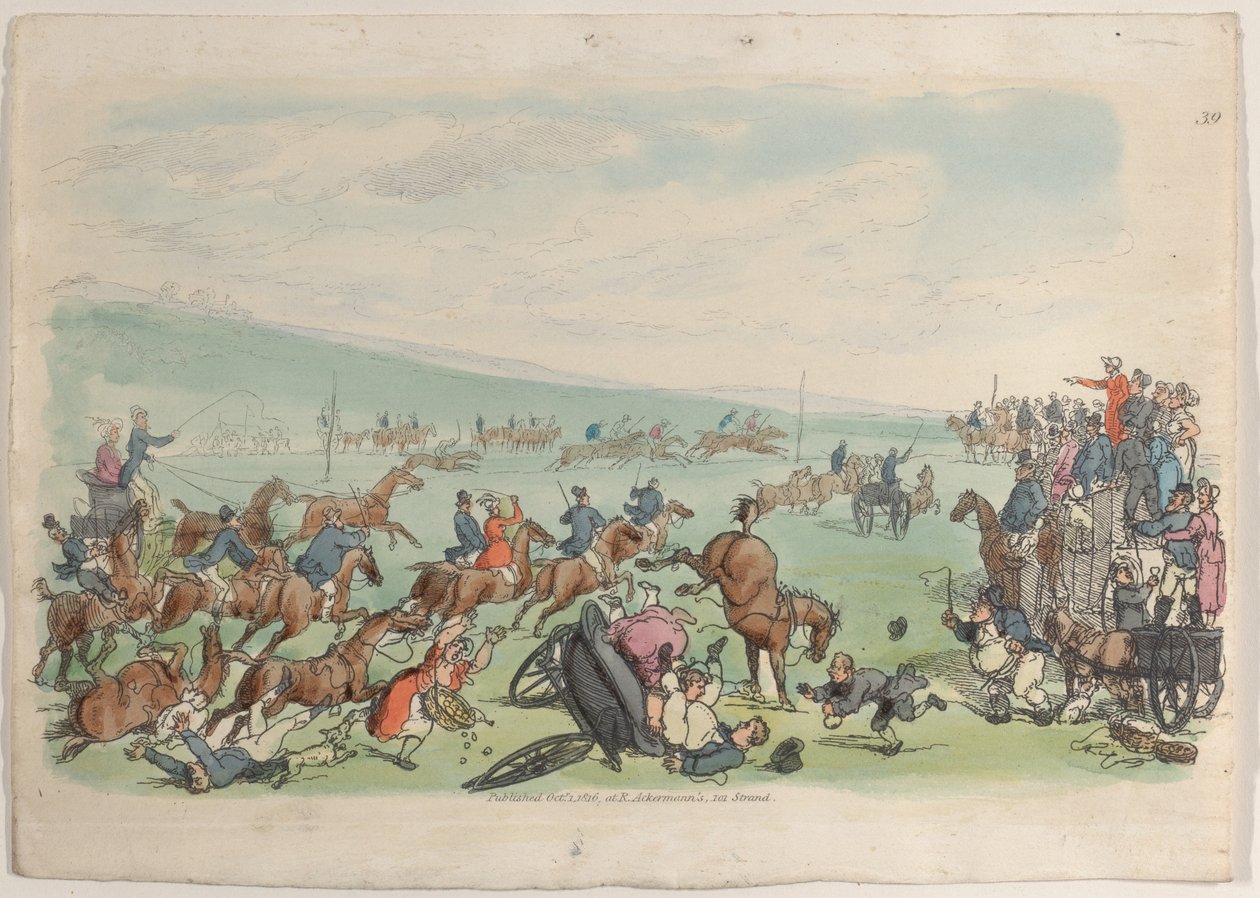 Levy 39, julkaisusta World in Miniature, 1816., 1816. tekijältä Thomas Rowlandson