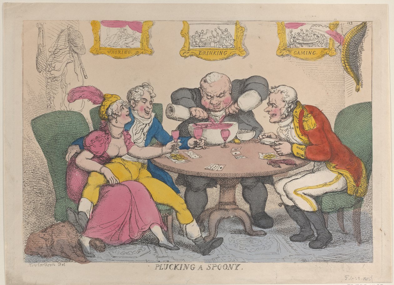 Luikan kyniminen, 28. helmikuuta 1812, 28. helmikuuta 1812. tekijältä Thomas Rowlandson