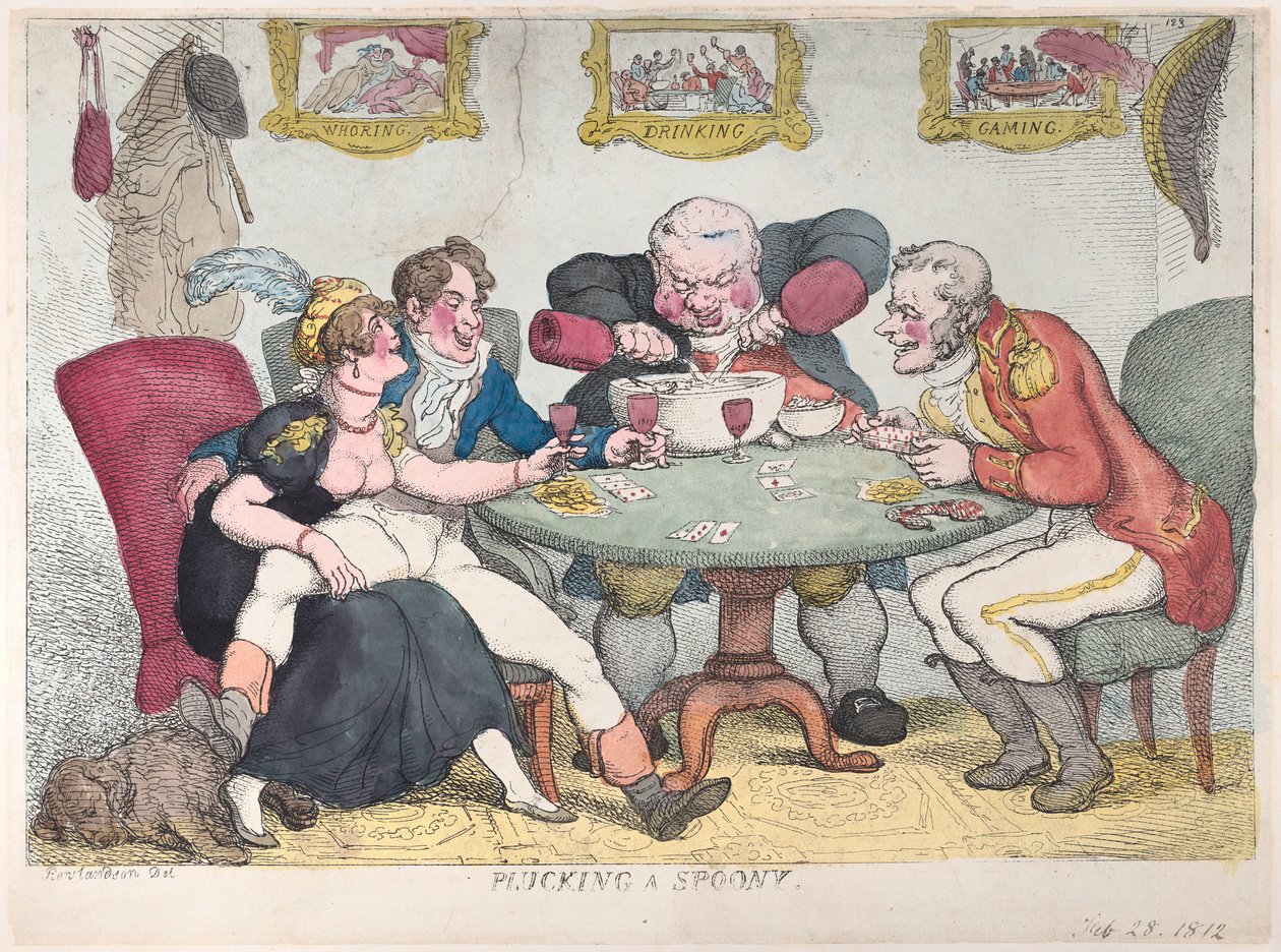 Luikan kyniminen, 28. helmikuuta 1812, 28. helmikuuta 1812. tekijältä Thomas Rowlandson
