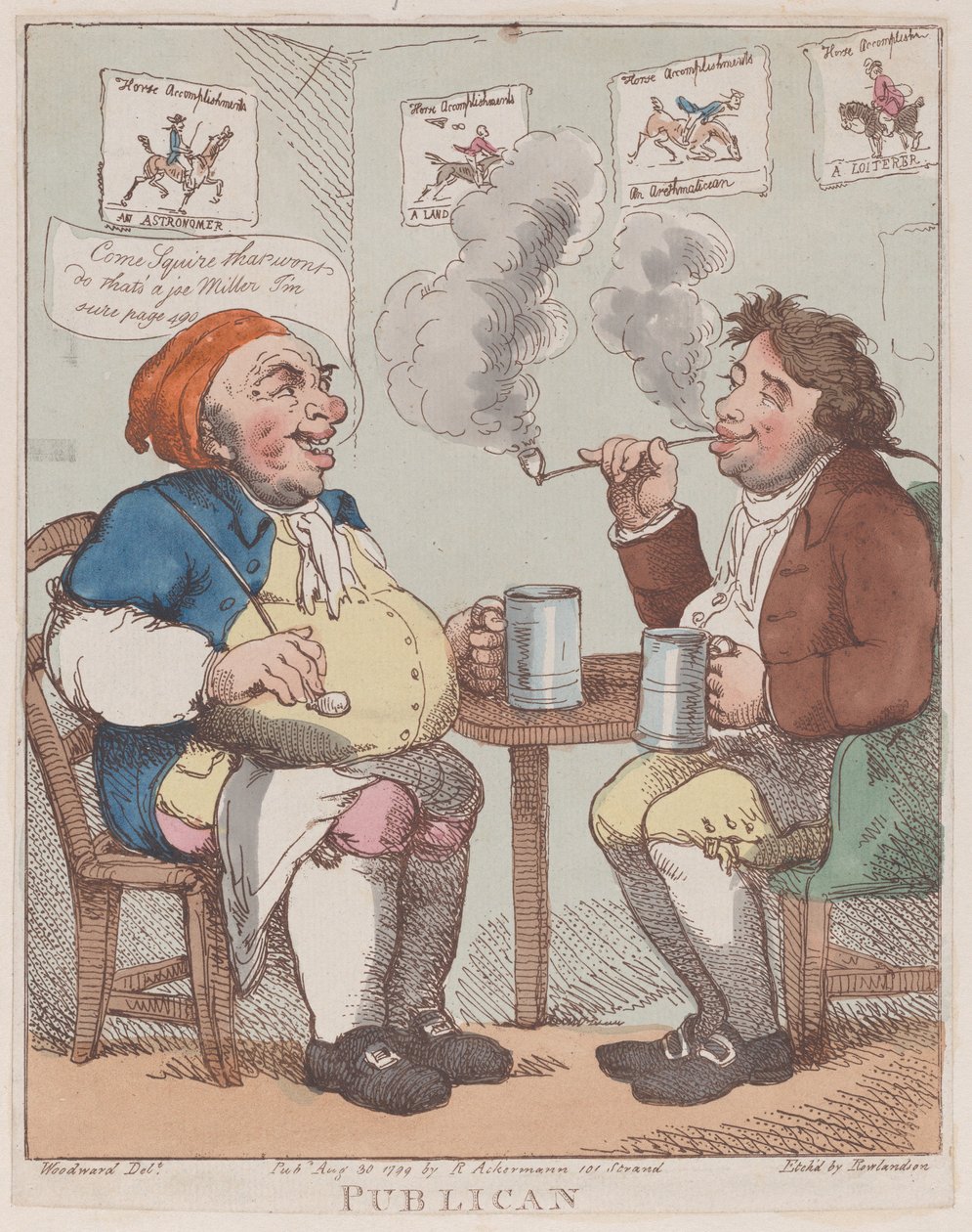 Publican, 30. elokuuta 1799, 30. elokuuta 1799. tekijältä Thomas Rowlandson