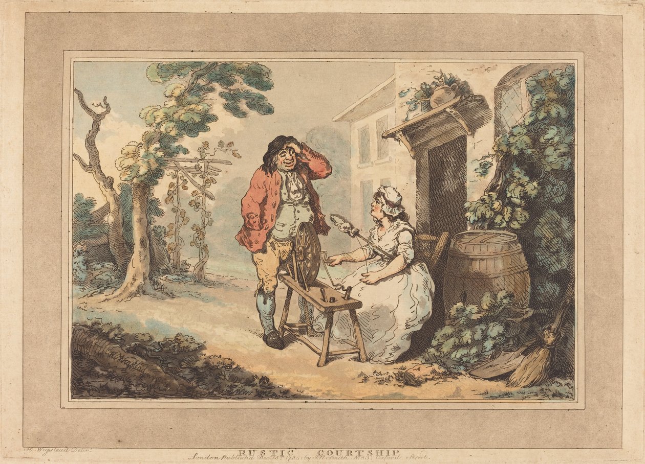 Maalaismainen seurustelu tekijältä Thomas Rowlandson