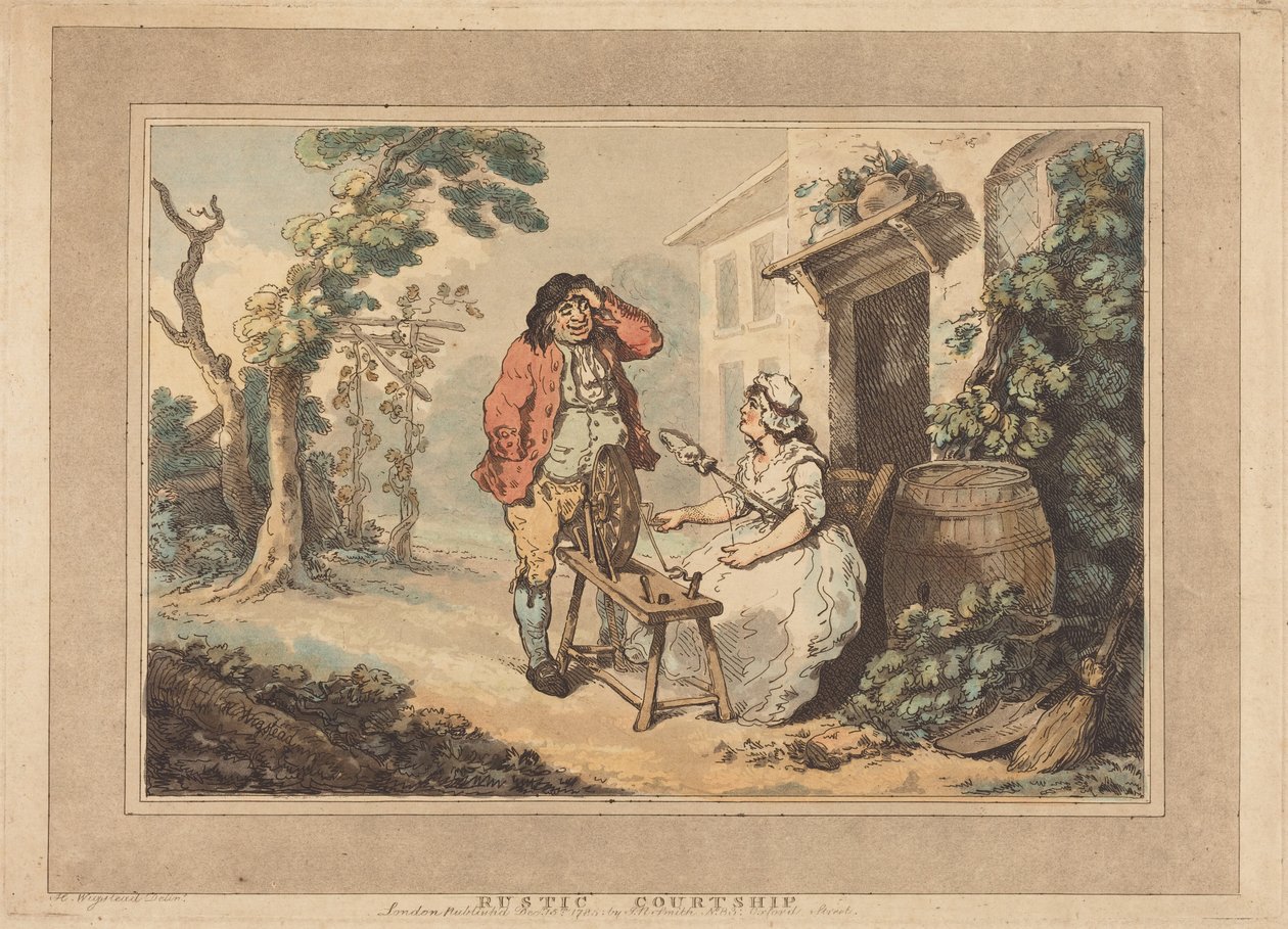 Maalaisromantiikkaa tekijältä Thomas Rowlandson
