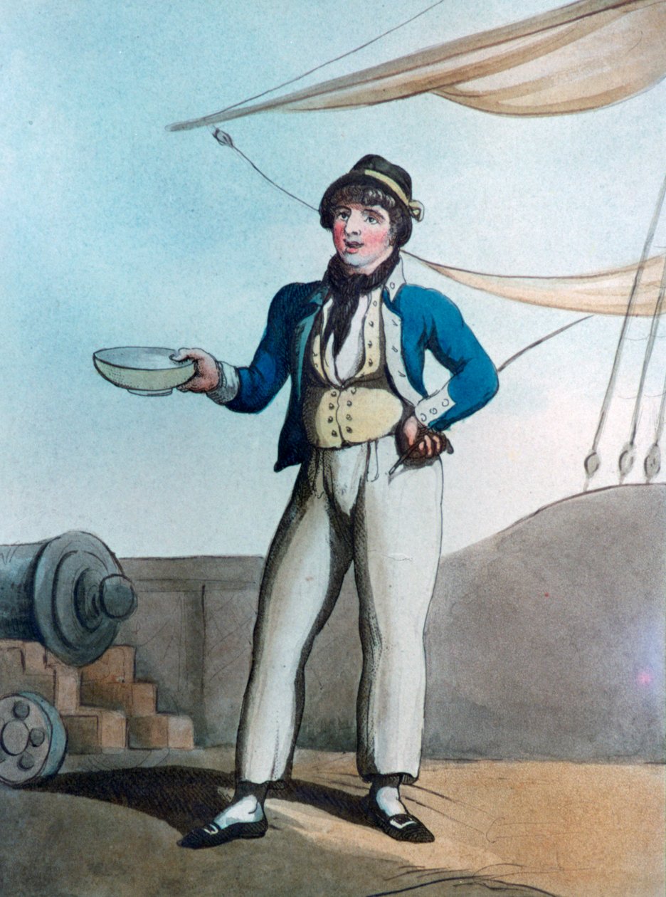 Merimies, 1799 tekijältä Thomas Rowlandson