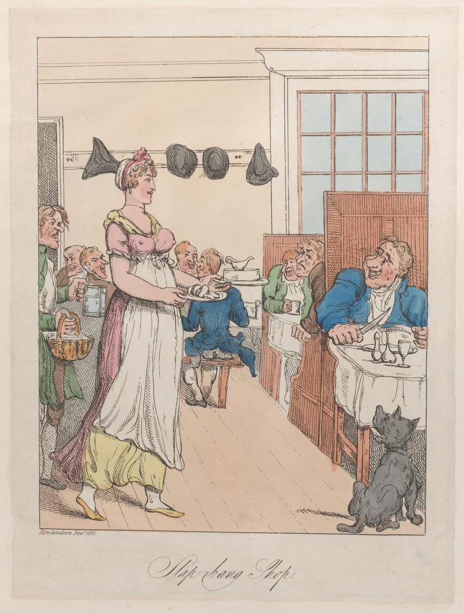 Slap-Bang Shop, 1815, 1815. tekijältä Thomas Rowlandson