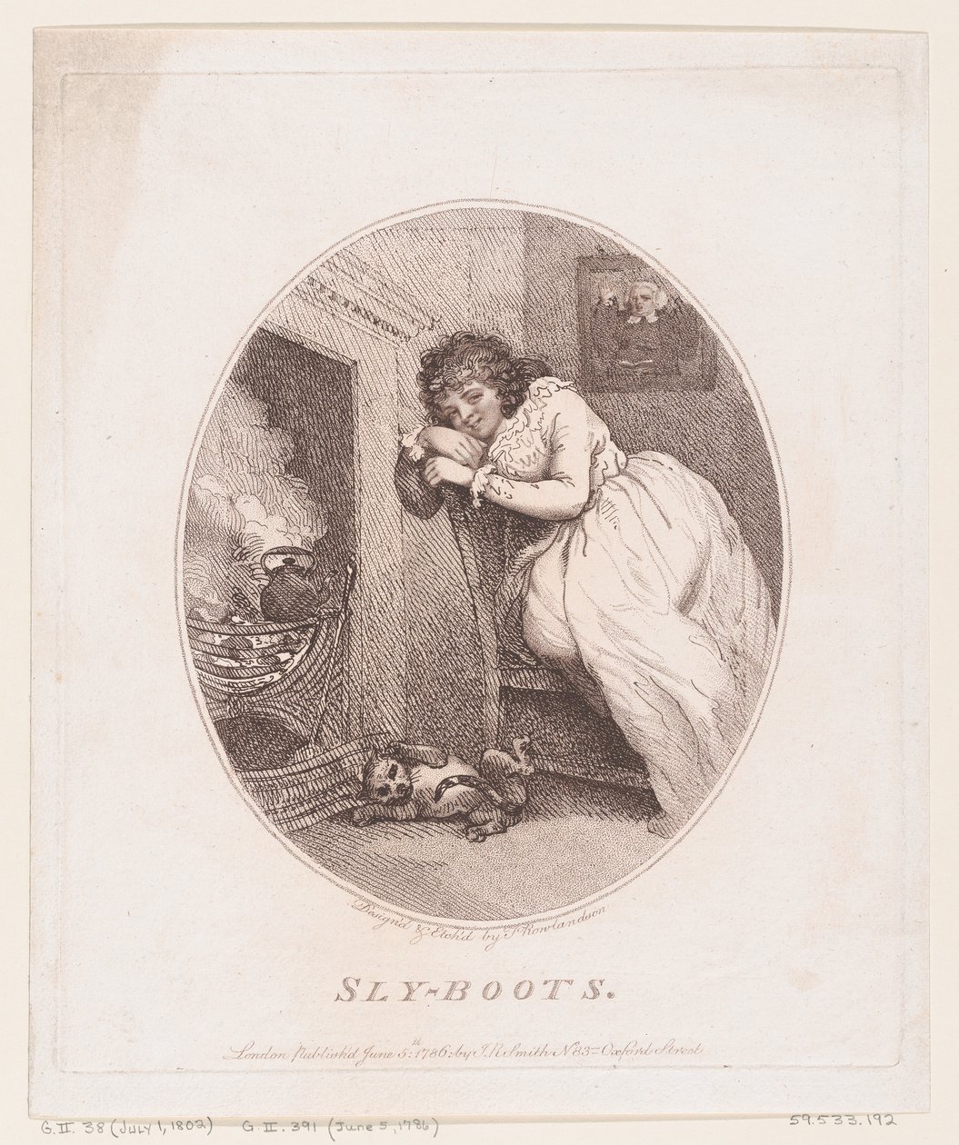 Sly-boots, 5.6.1786., 5.6.1786. tekijältä Thomas Rowlandson